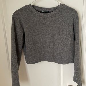 Zara cropped sweater